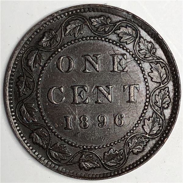 Canadian Large Cent 1896 EF