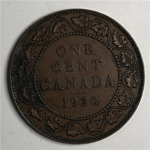 Canadian Large Cent 1920
