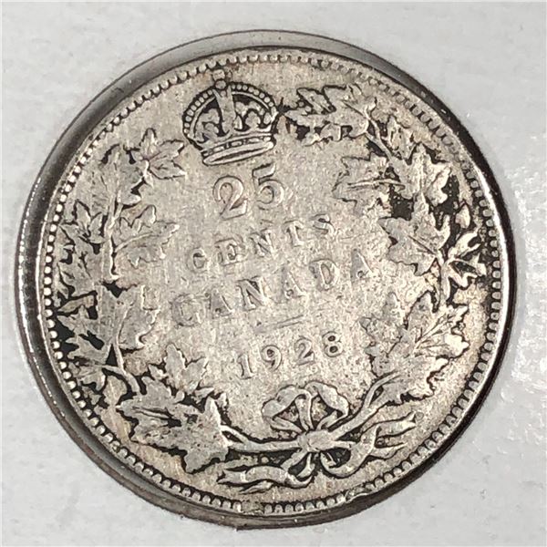 1928 King George V 25 Cents