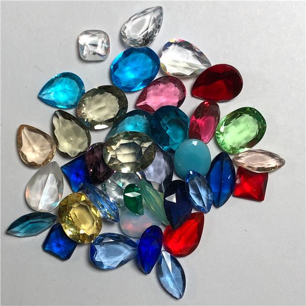 Lab Created Gemstones 50+ Carrots from estate Lot 11