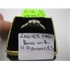 Image 2 : LADIES 14KT BAND W/11 DIAMONDS, SZ 8 1/4