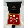 Image 1 : 1983 Canadian 6 Piece Coin Set in Wooden Case