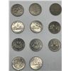 Image 3 : 18 Canadian Nickel Dollars 1968-1985 (1969 missing) includes Both Mintings from 1982