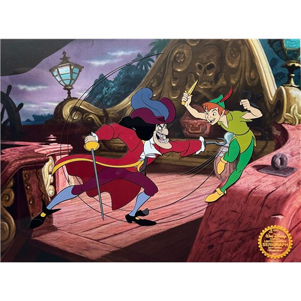 Disney Peter Pan Vs Captain Hook Limited Edition Sericel