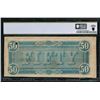 Image 2 : 1864 $50 T-66 Confederate PCGS 55