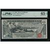 Image 1 : 1896 $1 Educational Silver Certificate PMG 65EPQ