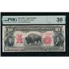 Image 1 : 1901 $10 Bison Legal Tender Note PMG 30