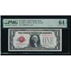 Image 1 : 1928 $1 Legal Tender Note PMG 64EPQ