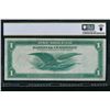 Image 2 : 1918 $1 New York FRN PCGS 64PPQ