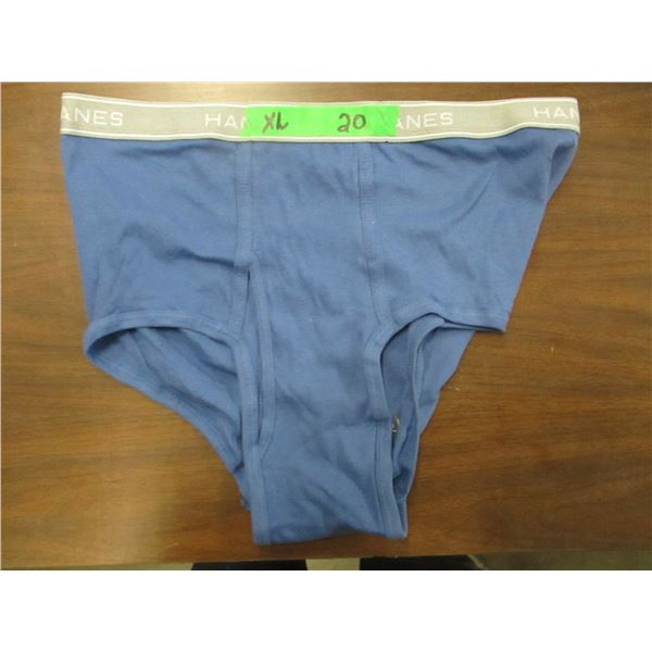 NEW:  HANES MEN'S BRIEFS (SIZE XL)