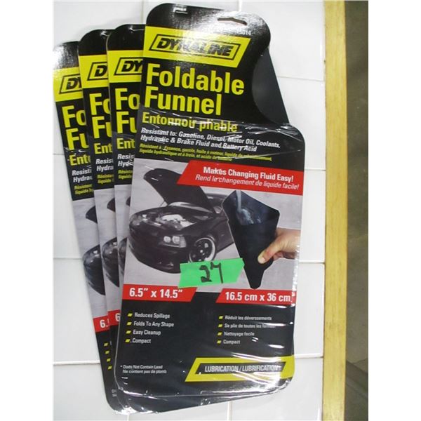 NEW:  4 FOLDABLE FUNNESL
