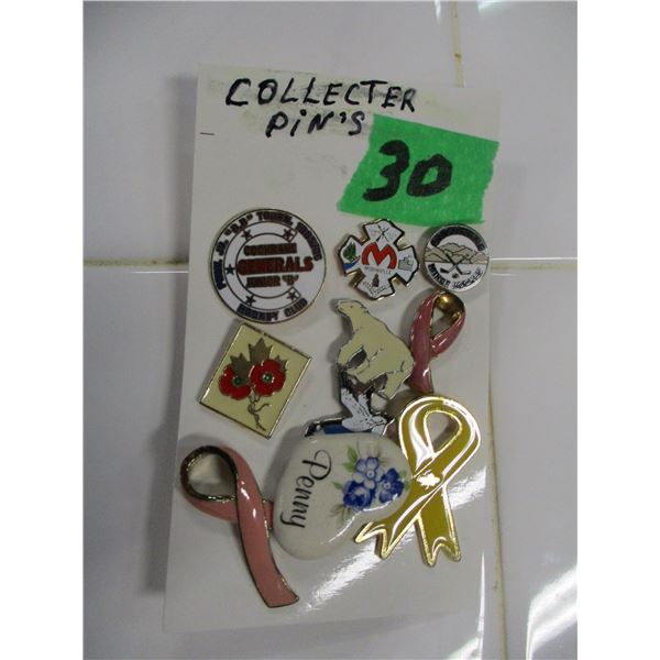 COLLECTOR PINS