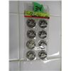 Image 1 : 8 - 1966 CANADA UNCIRCULATED NICKELS