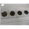 Image 2 : 4 LARGE CANADIAN PENNIES