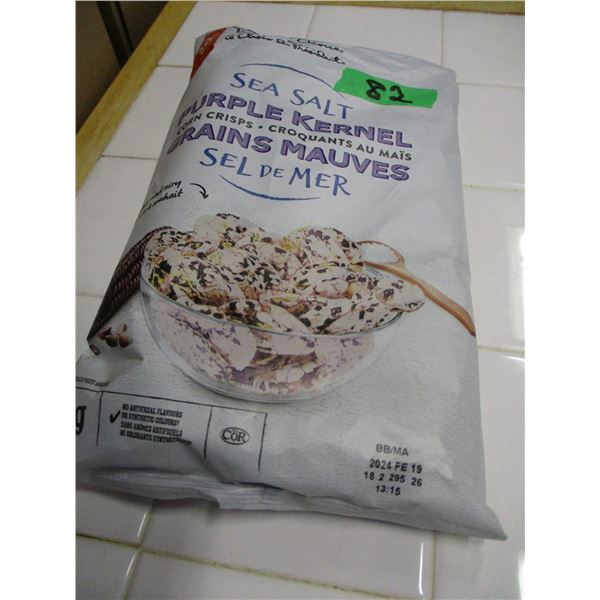 SHELF PULLS (AS IS):  PURPLE KERNAL CORN CHIPS (110G) - BAG