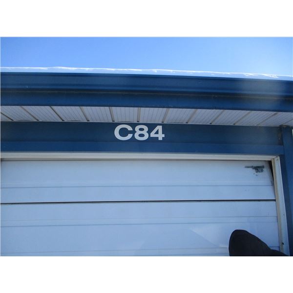 UNCLAIMED STORAGE UNIT - UNIT #C84 (AIR HOCKEY, HOUSEWARES, ETC)