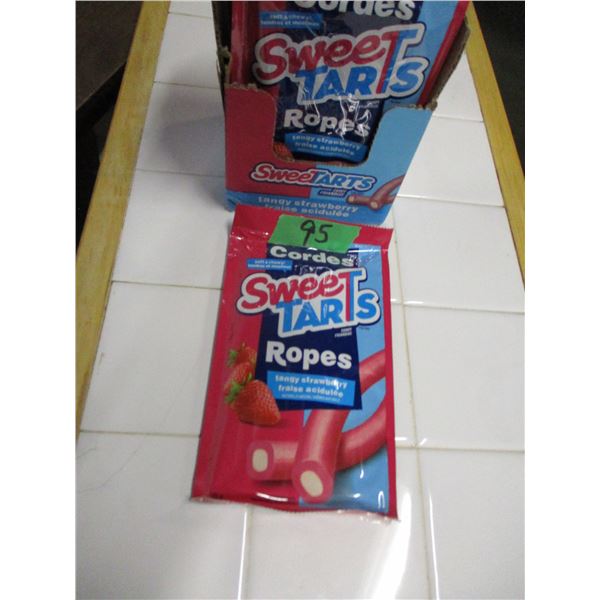 FREIGHT DAMAGE (AS IS):  SWEET TART STRAWBERRY POPS - 12 BAGS
