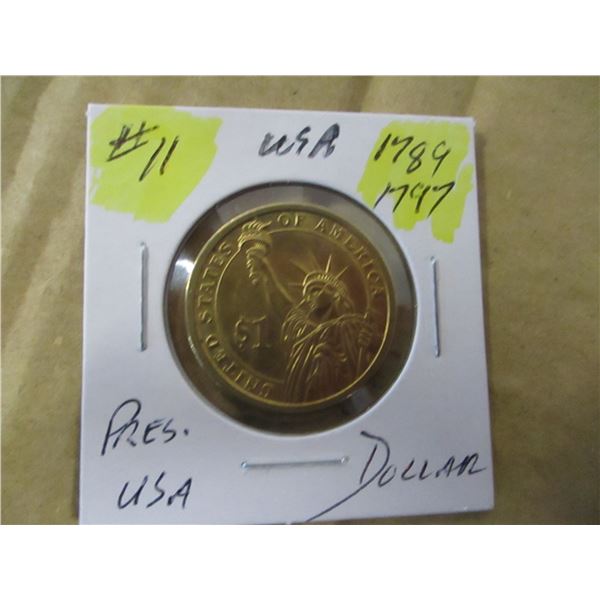 USA GEORGE WASHINGTON 1789 - 1797 PRESIDENT USA DOLLAR