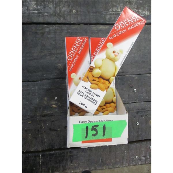 FREIGHT DAMAGE (AS IS):  11 TUBES OF MARZIPAN DOUGH