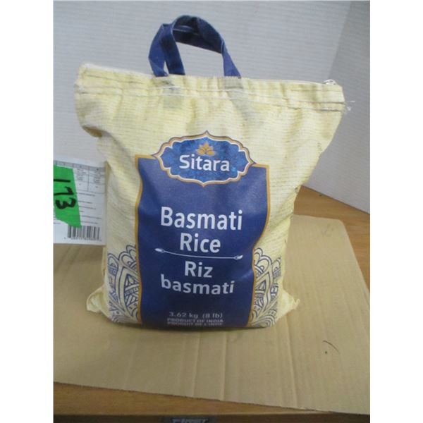 FREIGHT DAMAGE (AS IS):  BASMATI RICE (8 LBS) - BAG