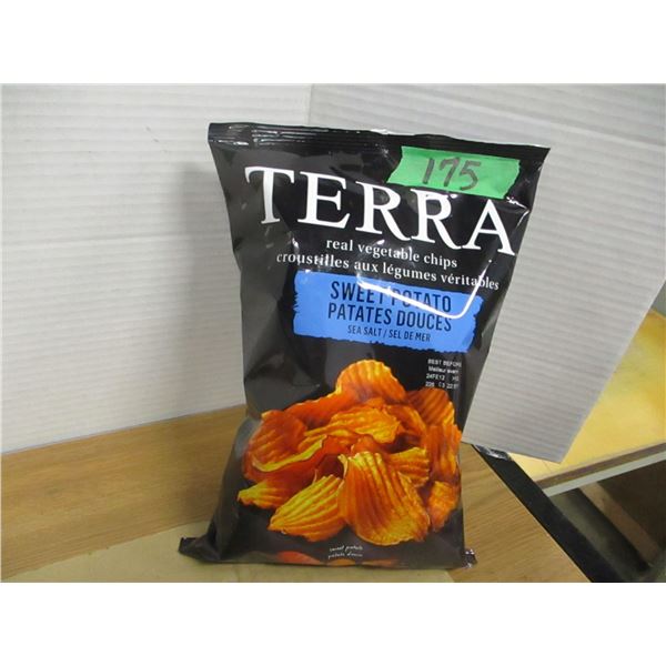 SHELF PULLS (AS IS):  TERRA SWEET POTATO CHIPS (147G) - BAG