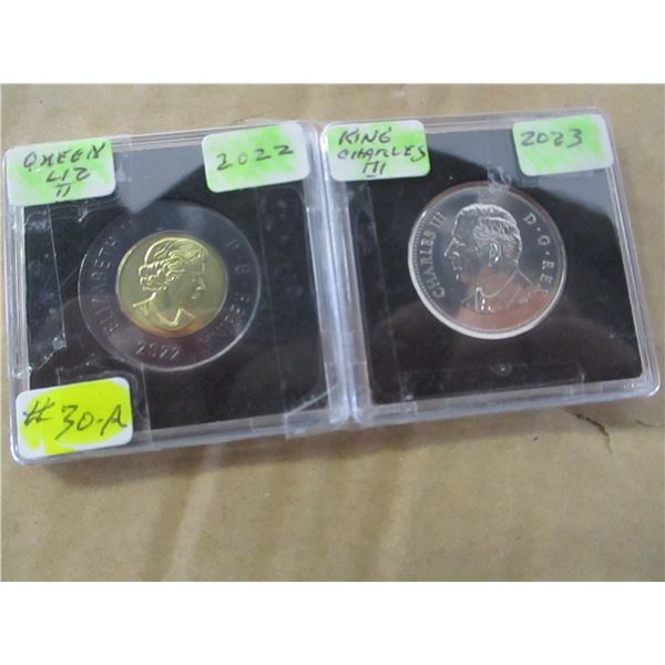 2022 PROOF QUEEN ELIZABETH RESPECT & KING CHARLES III COIN SET