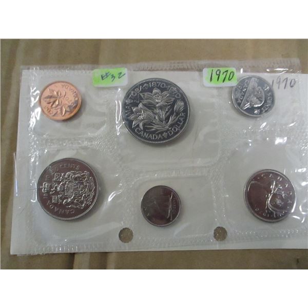 1970 PROOF MANITOBA MINT SEALED COIN SET