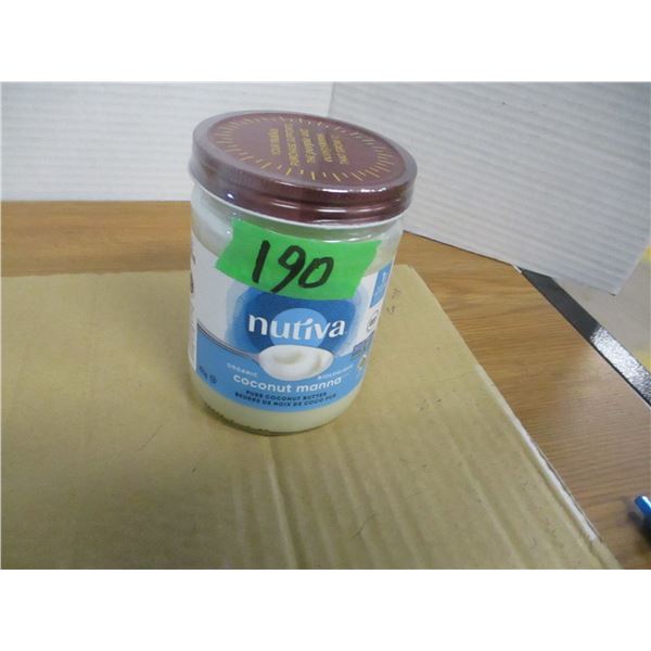 SHELF PULLS (AS IS):  COCONUT BUTTER (425 G) - JAR