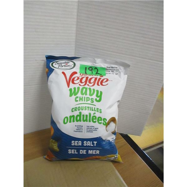 SHELF PULLS (AS IS):  VEGGIE WAVY CHIPS (142G) - BAG