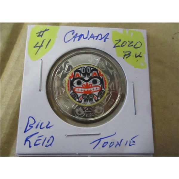 2020 BU BILL REID CANADA TOONIE
