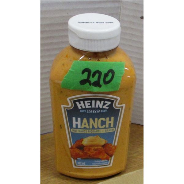 SHELF PULLS (AS IS):  HANCH DRESSING (352 ML)