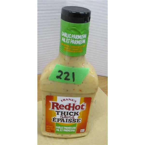 SHELF PULLS (AS IS):  FRANK'S RED HOT THICK SAUCE