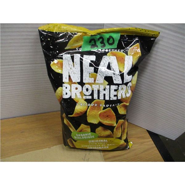 SHELF PULLS (AS IS):  NEIL BROS ORIGINAL CHIPS (276G) - BAG