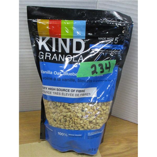 SHELF PULLS (AS IS):  KIND GRANOLA (312G)