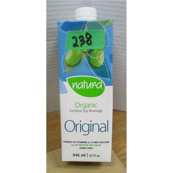 SHELF PULLS (AS IS):  ORIIGNAL SOY BEVERAGE (1L)