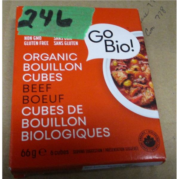 SHELF PULLS (AS IS):  BEEF BOUILLON CUBES (6) - BOX