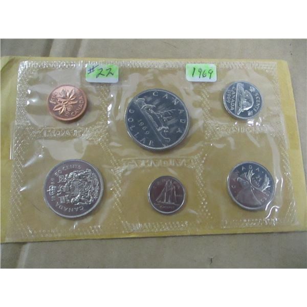 1969 PROOF CANADA MINT SEALED COIN SET