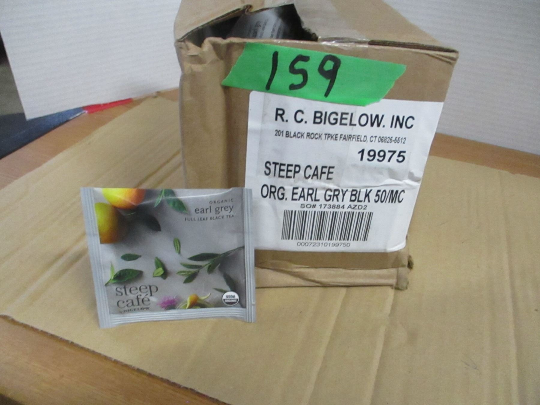FREIGHT DAMAGE (AS IS): EARL GREY TEA PACKS - CASE