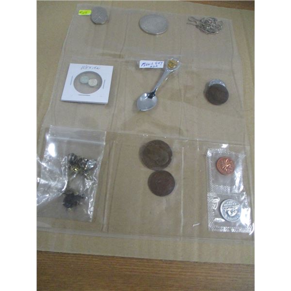 STOCK SHEET OF WORLD COINS & COLLECTIBLES