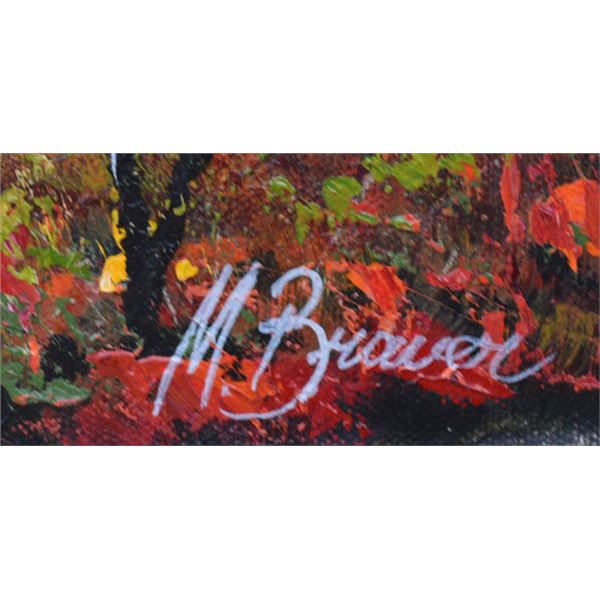 M. BRAVER ** SERENE VIEW ** SIGNED ORIGINAL ACRYLIC