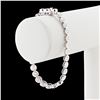 Image 3 : 7.10 ctw Diamond 18K White Gold Tennis Bracelet