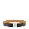Image 1 : Hermes Depeche Belt Leather Medium Black