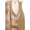 Image 6 : Salvatore Ferragamo Light Bronze Leather Perforated Hobo Bag