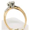Image 4 : Vintage 14k Two Tone Gold G VS2 European Cut Diamond Solitaire Engagement Ring