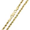 Image 5 : Unisex 14k Yellow Gold 20.25" 2.8mm Solid Rope Chain Necklace w/ Lobster Clasp