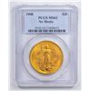Image 1 : 1908 $20 No Motto Double Eagle Gold Coin PCGS MS63