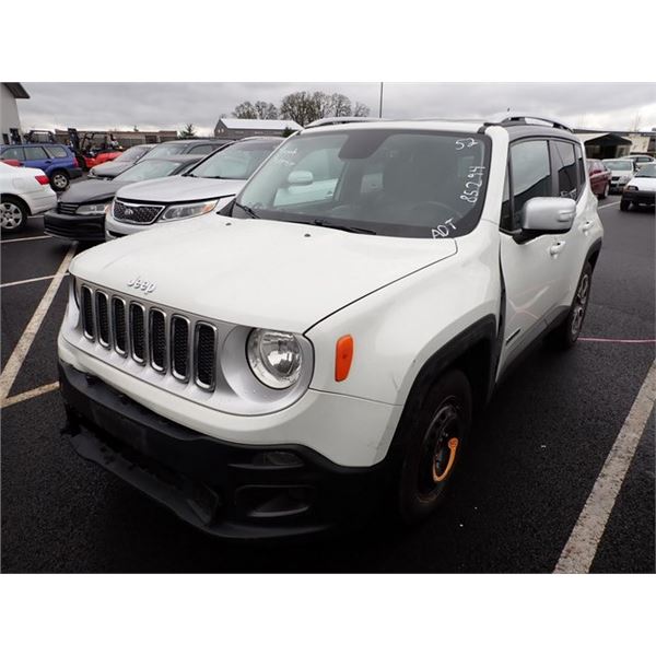 2016 Jeep Renegade RUNS WITH MECHANICAL PROBLEMS Speeds Auto Auctions