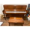 Image 1 : Heintzman Vertical Grand Piano With Bench 57L x 25W x 42T