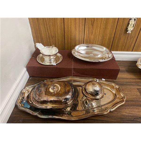 Burke & Wallace Silver Plated Dishwear