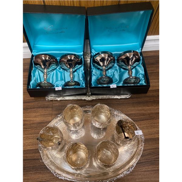 Assortment Of Silver Plated Dishwear